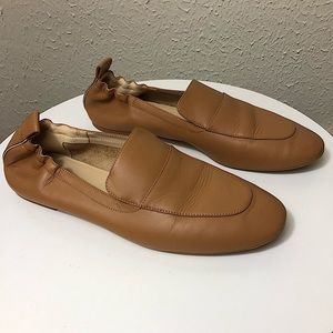 Everlane The Day Loafer Flats Caramel Leather size 11